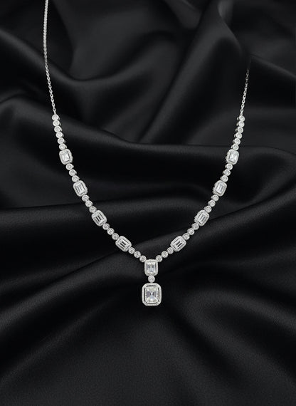 Celestia Royale  Silver Jewellery Set
