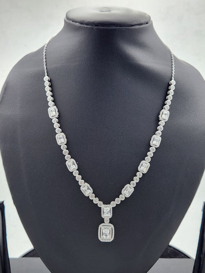 Celestia Royale  Silver Jewellery Set