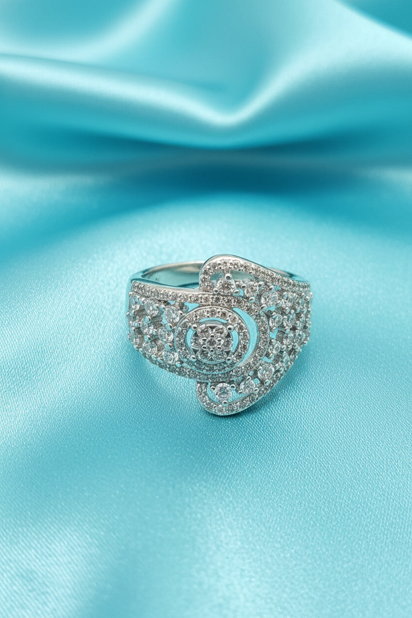 Celestia Bloom Silver Ring