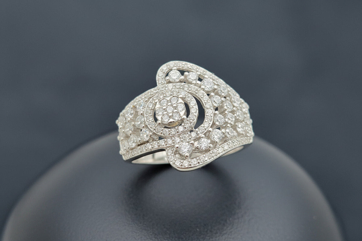 Celestia Bloom Silver Ring