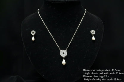 Celeste Pearl Halo Set