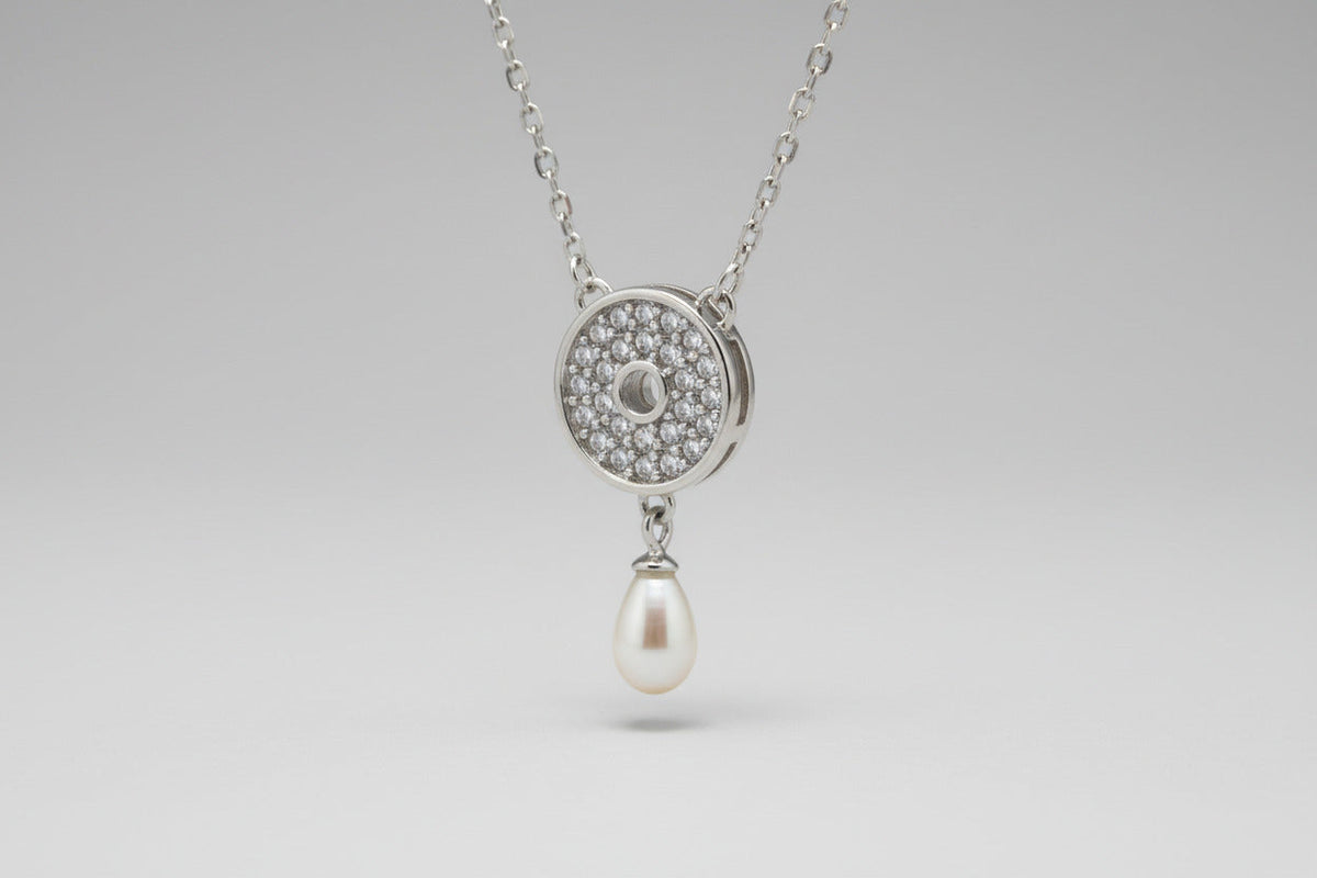 Celeste Pearl Halo Set