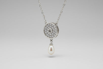 Celeste Pearl Halo Set