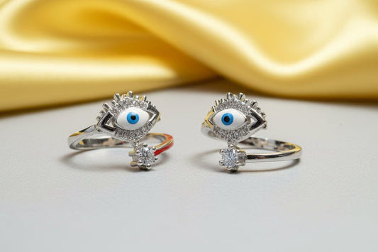 Nazar Charm Toe Rings