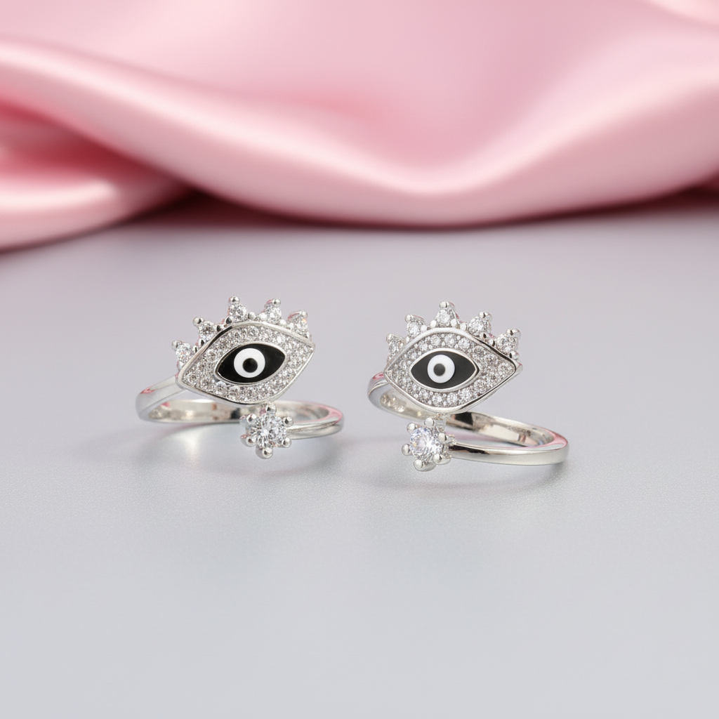 Mystic Nazar Toe Rings