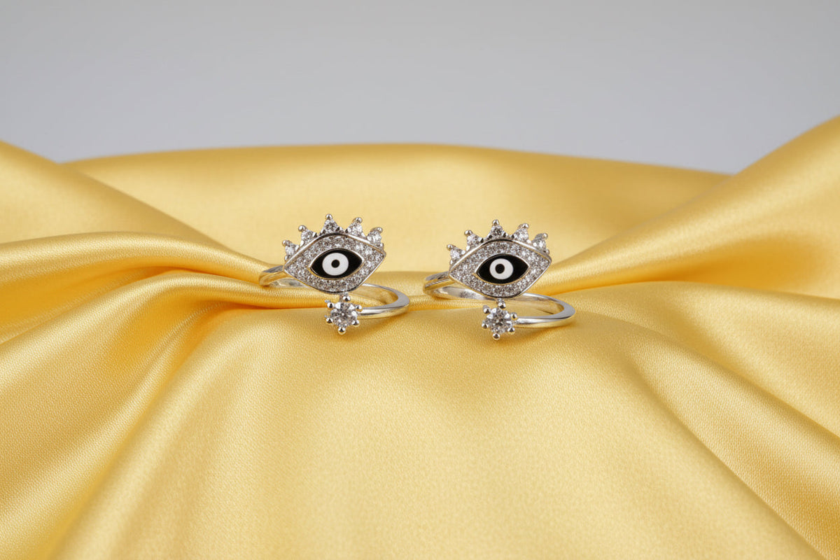 Mystic Nazar Toe Rings