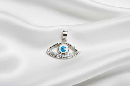 Azure Guardian Eye Pendant