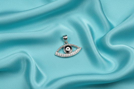 Azure Guardian Eye Pendant