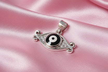 Vintage Charm Evil Eye Pendant
