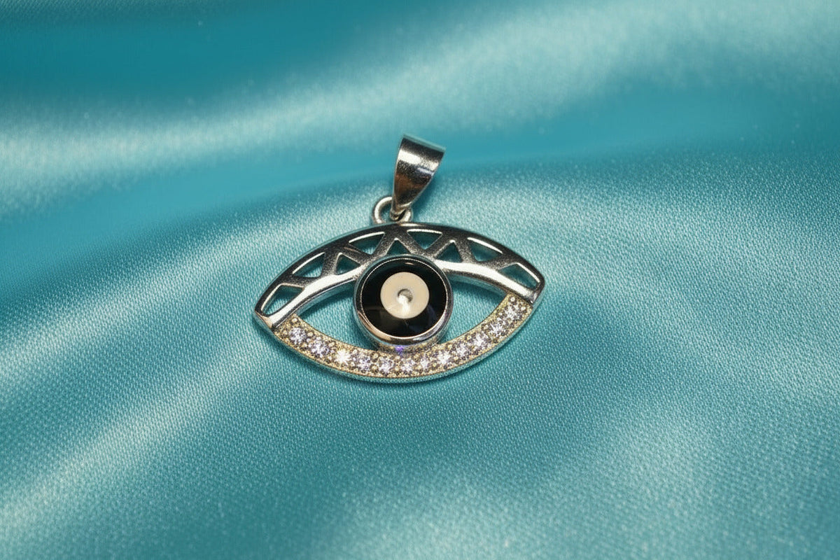 Mystic Lattice Eye Pendant