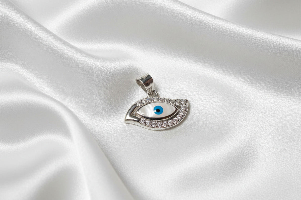 Azure Guardian Eye Pendant