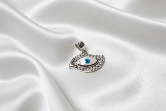 Azure Guardian Eye Pendant