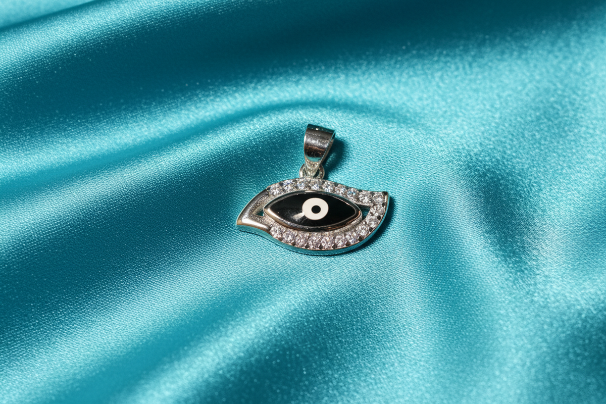 Azure Guardian Eye Pendant