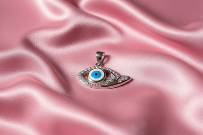 Mystic Wave Evil Eye Pendant
