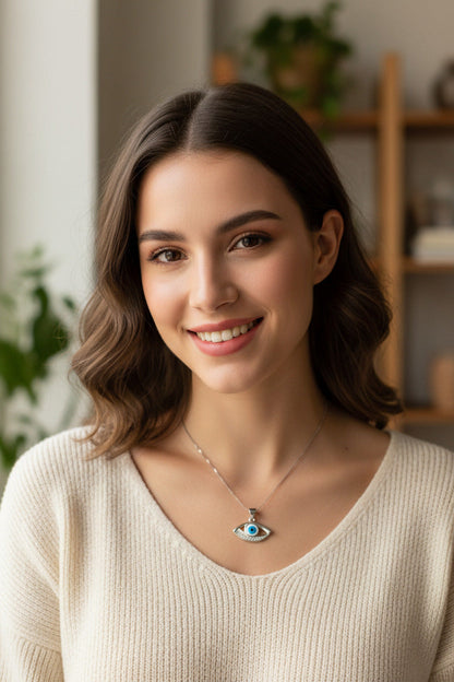 Azure Arc Evil Eye Pendant