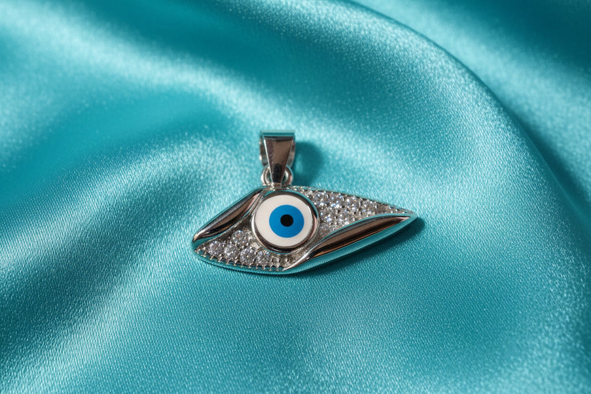 Noir Horizon Evil Eye Pendant