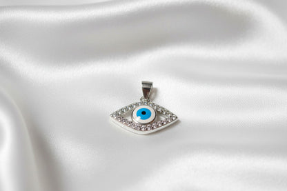 Celestial Diamond Evil Eye Pendant
