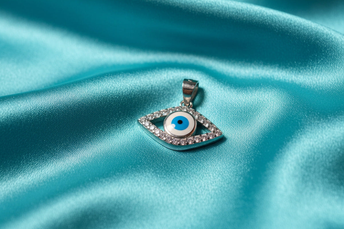 Celestial Diamond Evil Eye Pendant