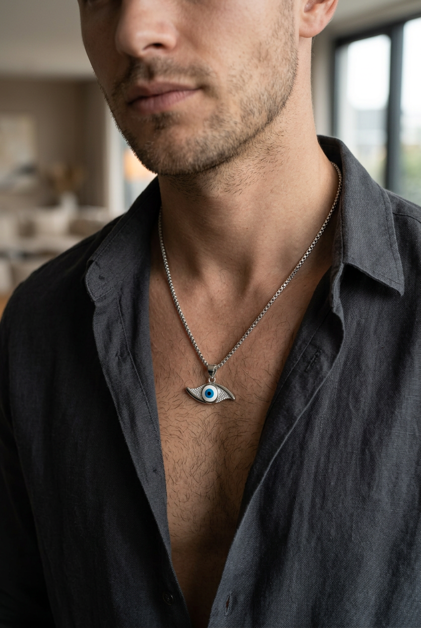 Sunflare Evil Eye Pendant