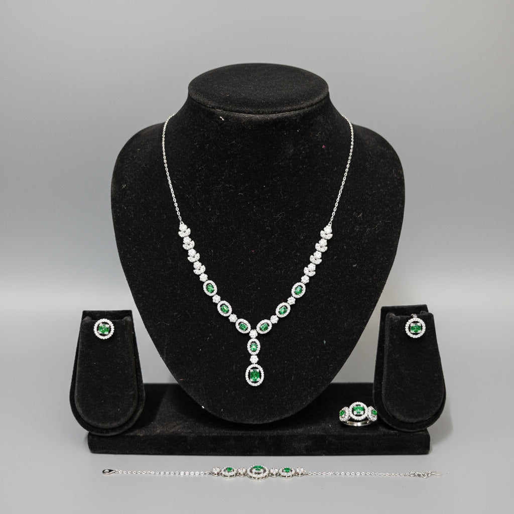 Emerald Royale Cascade Set