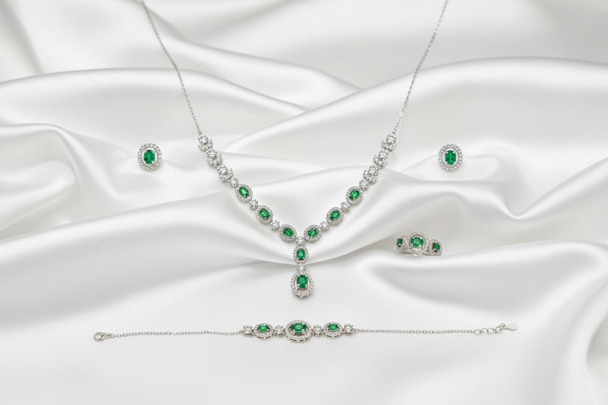 Emerald Royale Cascade Set