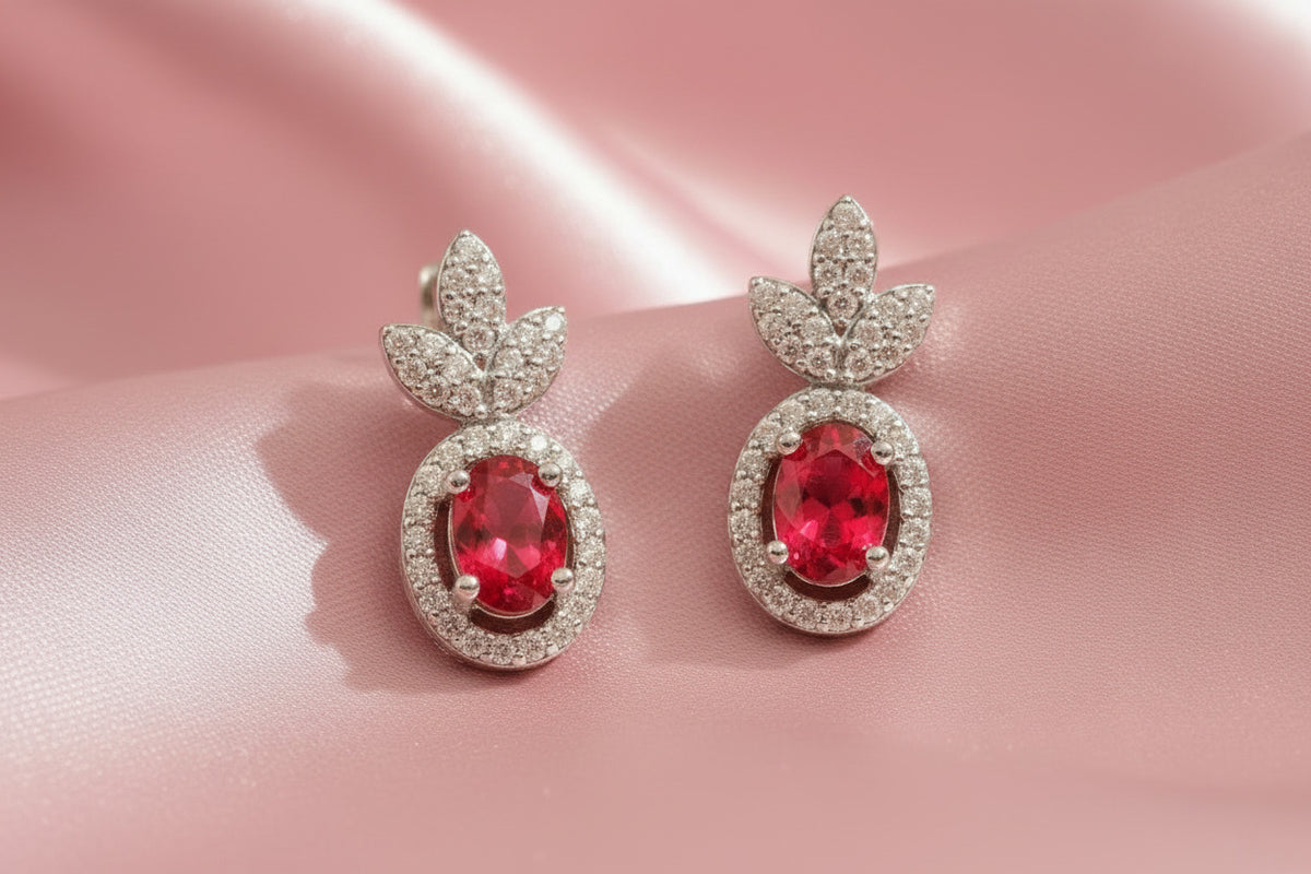Ruby Petal Cascade Set