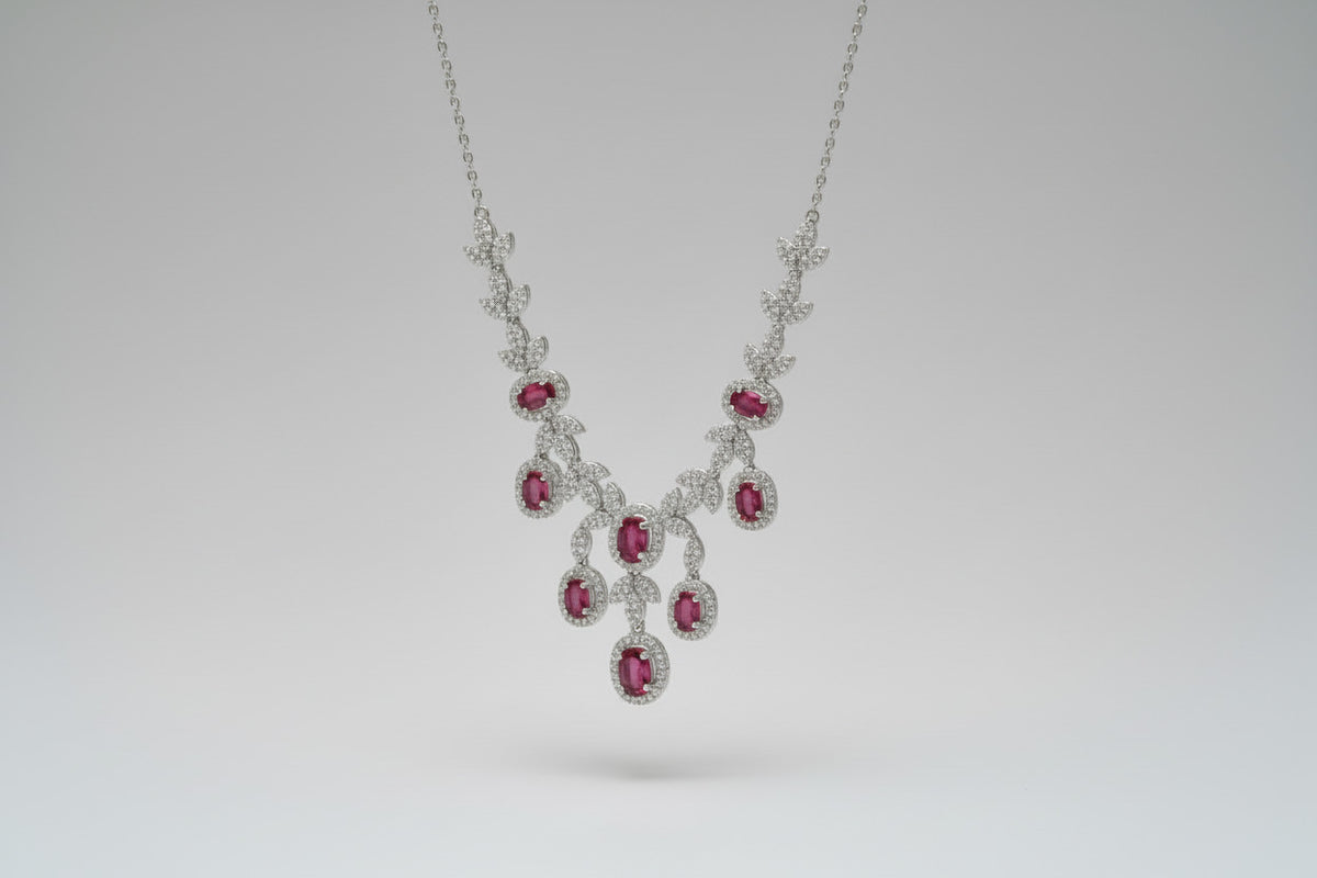 Ruby Petal Cascade Set