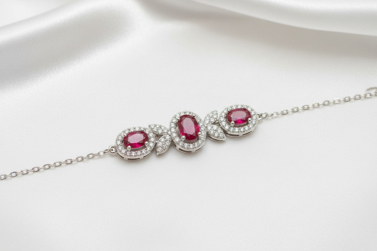 Ruby Petal Cascade Set