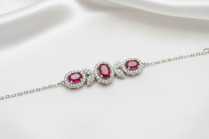 Ruby Petal Cascade Set