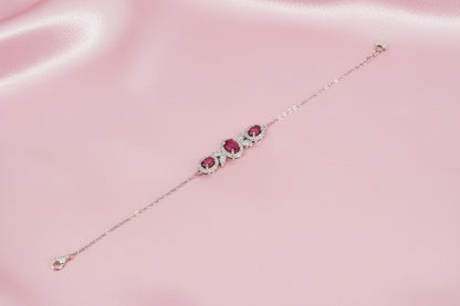 Ruby Petal Cascade Set