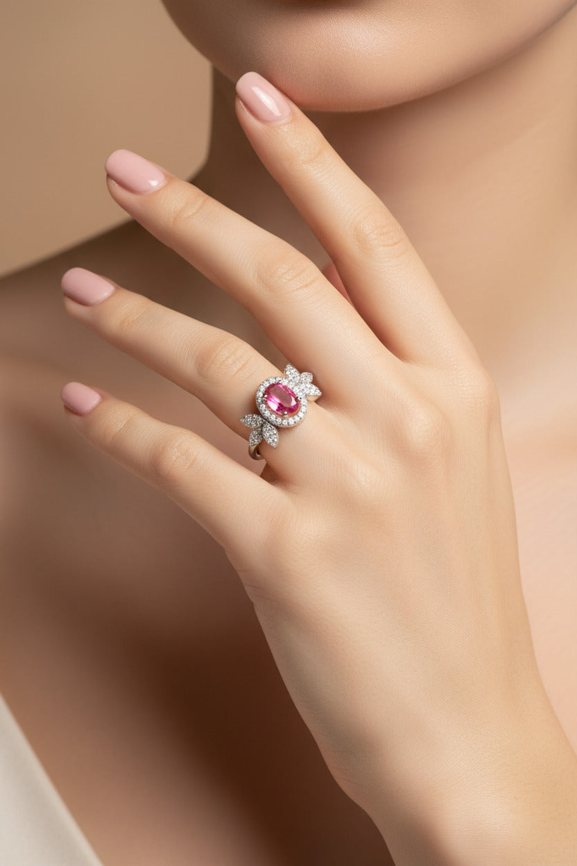 Ruby Petal Cascade Set