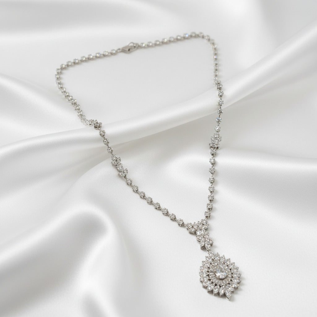 Aurora Bloom Pendant Necklace