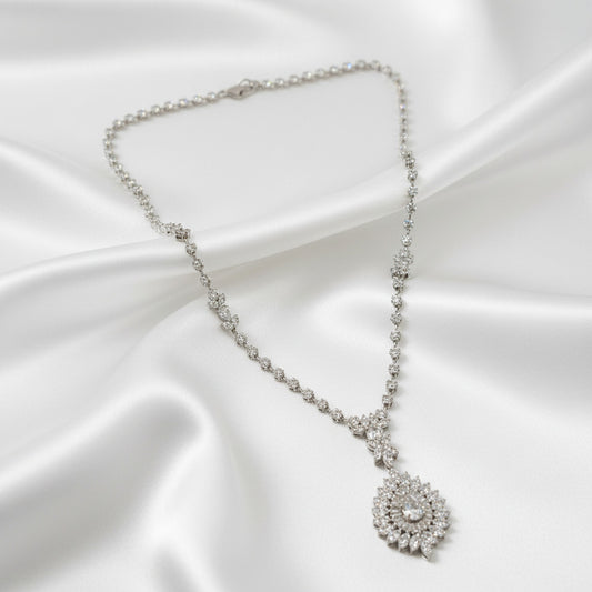 Aurora Bloom Pendant Necklace