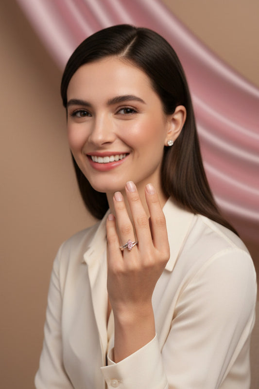 Rose Flutter Leaf Ring