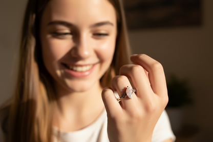 Rose Flutter Leaf Ring
