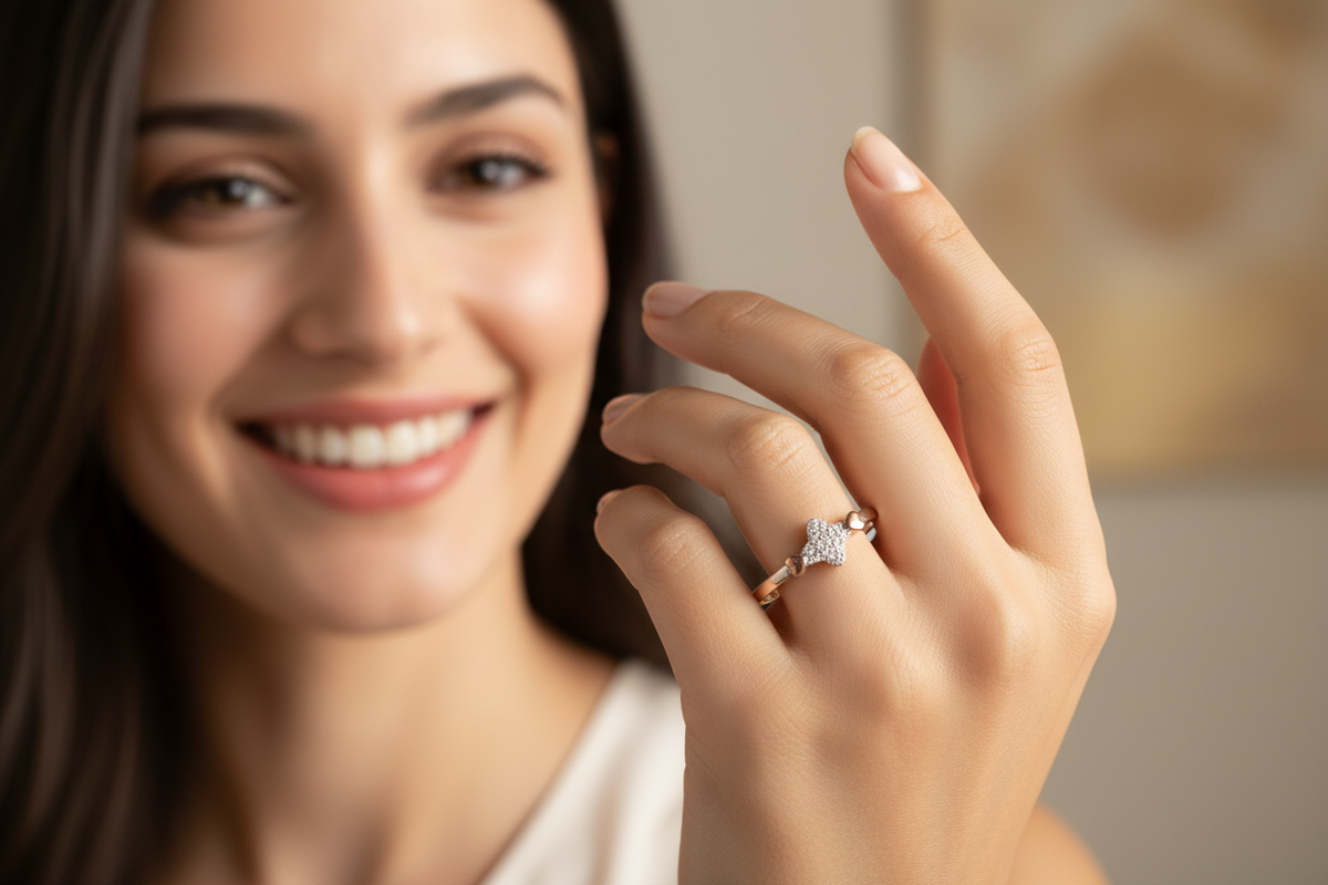 Star Charm Ring