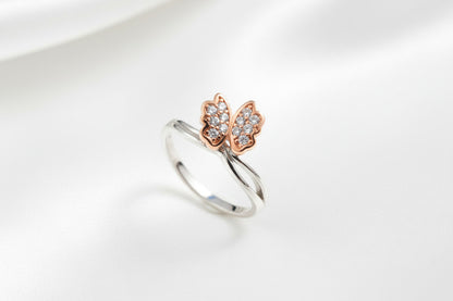 Twin Butterfly Ring