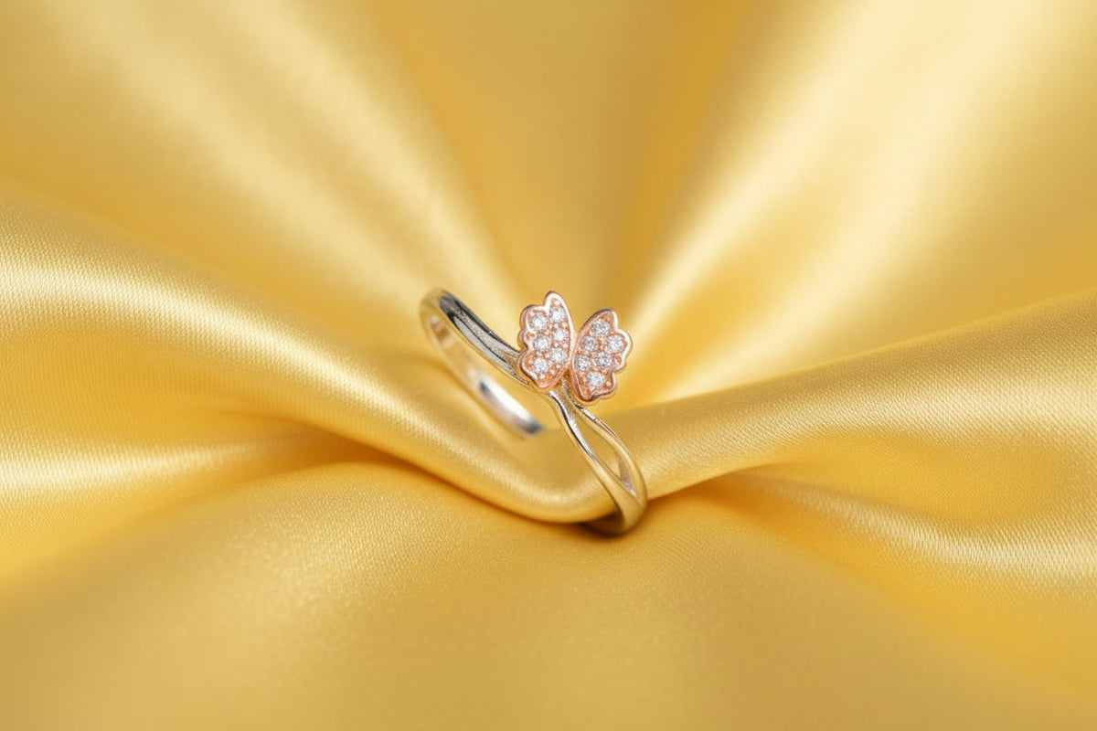 Twin Butterfly Ring