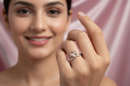 Twin Butterfly Ring