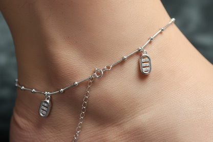 Nazar Luxe Bar Anklet