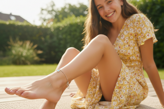 Nazar Infinity Charm Anklet