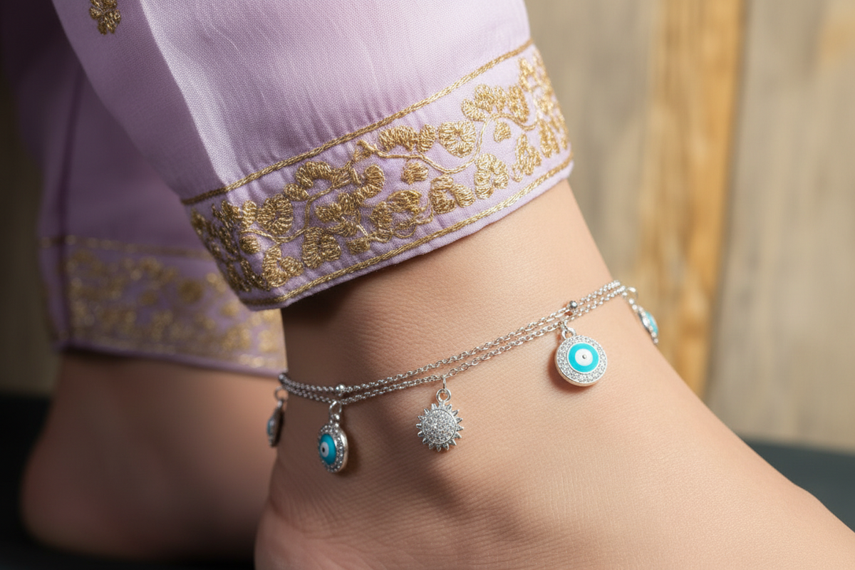 Nazar Celestial Charm Anklet