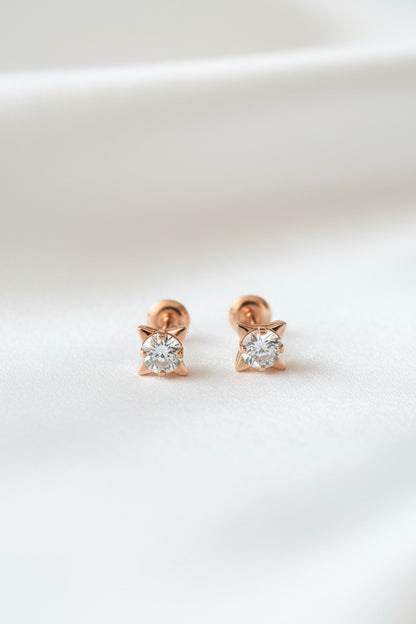 Celestial Star Crystal Studs