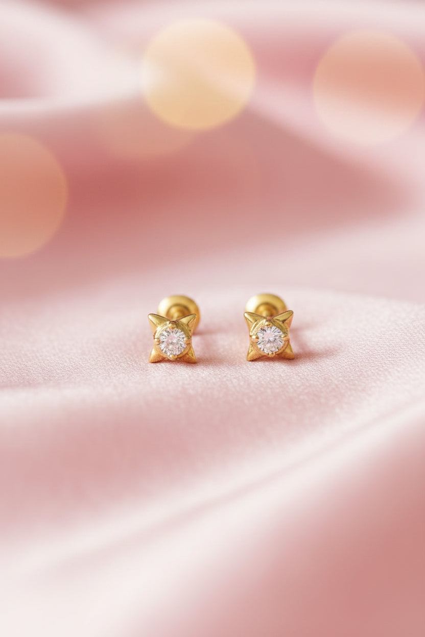 Celestial Star Crystal Studs