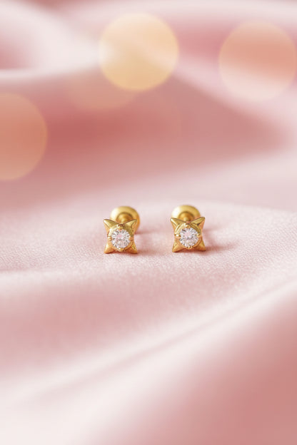 Celestial Star Crystal Studs
