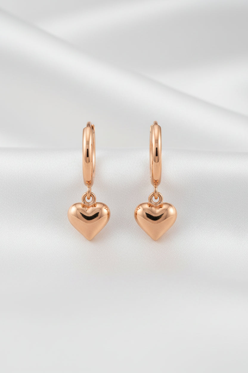 Heartdrop Luxe Hoops
