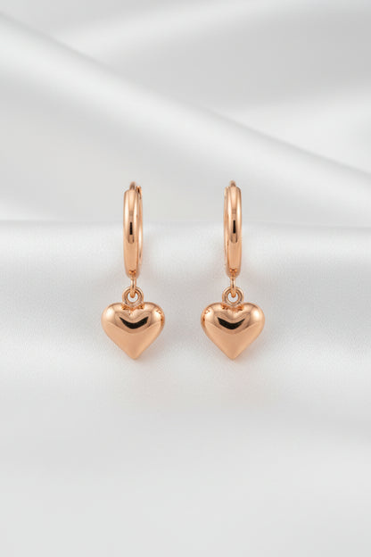Heartdrop Luxe Hoops