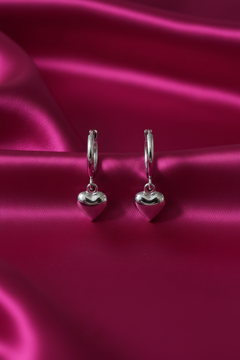 Heartdrop Luxe Hoops