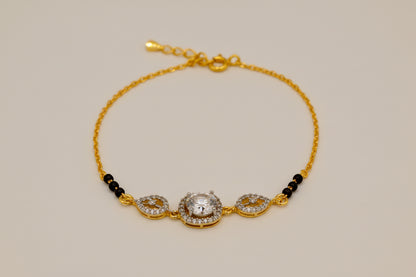 Noor Teardrop Mangalsutra Bracelet