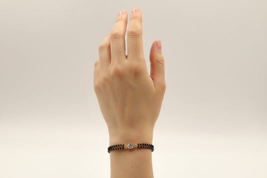 Slim Glow Mangalsutra Bracelet